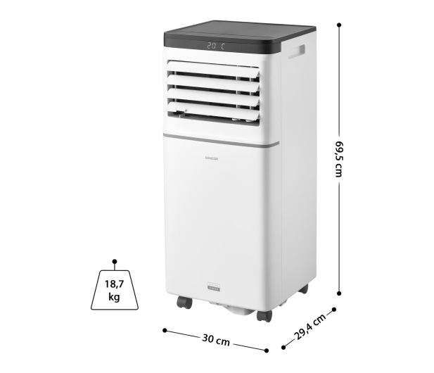 Sencor Klimatyzator przenośny MT1042C - 1535644 - zdjęcie 6